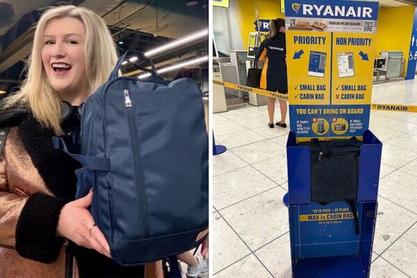 Ryanair Cabin Bag Size