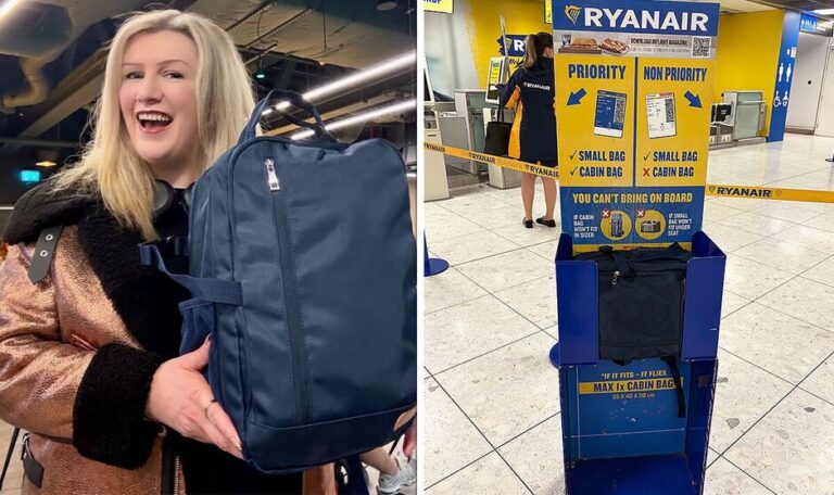 Ryanair Cabin Bag Size
