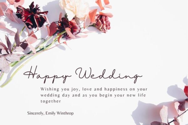 Wedding Card Message