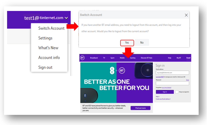 bt email login