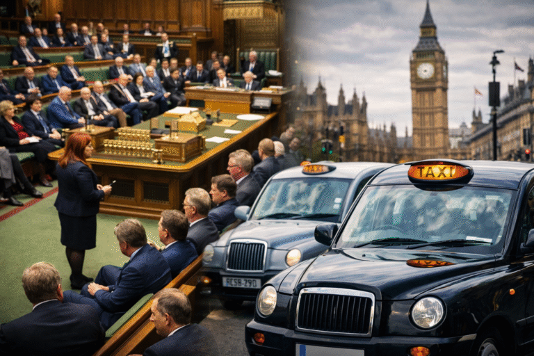 UK taxi politics and regulations